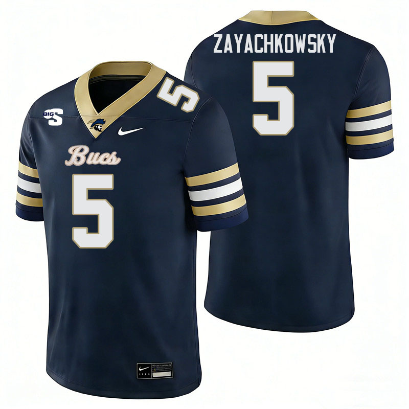 Charleston Southern Buccaneers #5 Steve Zayachkowsky College Football Jerseys,Uniforms-Navy